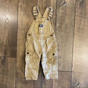 Oshkosh B’Gosh Khaki Overalls / Bibs